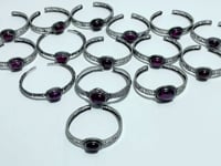 Open Bangle 15 Pieces Delicate Ruby Adjustable Alloy Bracelet