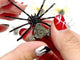 Raw Pyrite Spider Ornament Handmade Alloy Spider Wholesale