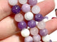 0.31in Rose Quartz Lepidolite Moonstone Mixed Mother of Pearl Bracelet Wholesale