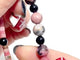 Rhodonite Obsidian DIY Bracelet Wholesale Original Design
