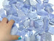 70 Pieces Blue Chalcedony Geode Free Form