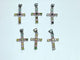 Colorful Tourmaline Cross Shape Pendant Wholesale