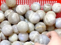 Beautiful Flash Blue Moonstone Spheres Ball Wholesale