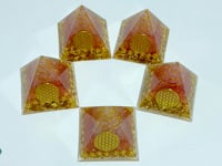 5CM Rose Quartz Smelting Quartz Orgone Pyramid Wholesale