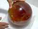 Large 22.2cm Yellow Calcite Flash Sphere Ball With Rainbow