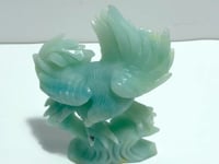 Unique Caribbean Calcite Eagle Carving