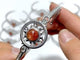 Open Bangle Sunstone Adjustable Alloy Bracelet Wholesale