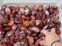 Beautiful Fire Quartz Tumbled/Palm Wholesale