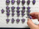 28 Pieces Charoite Different Styles Ring #8