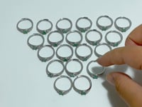 Green Jade Crystal Ring Wholesale