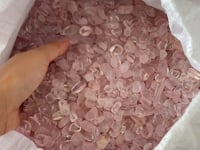 Clear Rose Quartz Gravel Chips Wholesale