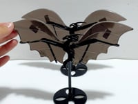 2 Pairs Ice Obsidian Flying Dragon Wing With Stand