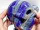 6 Pieces Lapis Lazuli Skull Carving