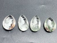 4 Pieces Unique Seahorse Garden Quartz Inner Scene Carving