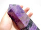 28.5CM Large Charoite Four-sided Tower For Collection #A01