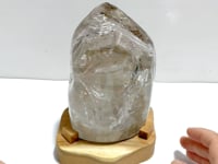 Unique Clear Quartz With Big Rainbow For Collection Home Decor