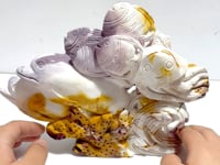 Unique Mookaite Sea Animals Carving