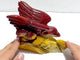 Unique Mookaite Eagle&Snake Carving