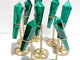 8 Pieces Malachite Magic Scepter Wand Points With Stand