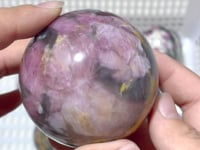 11 Pieces Pink Tourmaline Spheres Balls