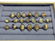 19 Pieces Beautiful Gold Rutile Quartz Different Styles Ring