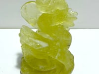 Unique Citrine Dragon Absorbing Water Carving