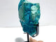 Unique Chrysocolla Mixed Malachite Specimen With Stand