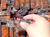 5-9CM Bloodstone Mixed Agate Tower Point Wholesale