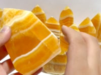 12 Pieces Yellow Calcite Arrow Head Shape