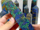 12 Pieces Azurite Four-sided Tower Point
