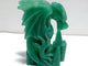 Unique Green Aventurine Flying Dragon Castle Carving #1
