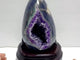 Large Amethyst Mixed Agate Dinosaur Egg Shape Home Decor With Stand
