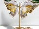 Beautiful Ocean Jasper Butterfly Wing Carving With Stand