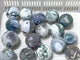 17 Pieces Moss Agate Spheres