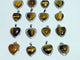 Tiger Eye Heart Shape Pendant Wholesale