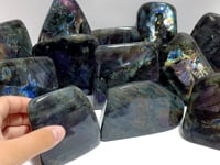 12 Pieces Large Beautiful Polished Purple Blue Labradorite Free Form