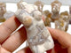 13 Pieces Sakura Flower Agate Goddess Carving