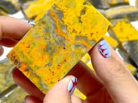 28 Pieces Beautiful Bumble Bee Jasper Polished Home Decor