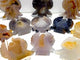 13 Pieces Geode Agate Druzy Angel Carving