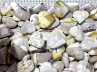 White Mookaite Heart Wholesale