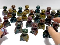 30 Pieces Ocean Jasper Voodoo Doll Carving