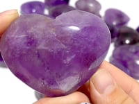 23 Pieces Amethyst Heart Shape