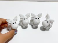 White Marble Christmas Moose Carving Wholesale