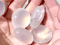 Smoky White Clear Quartz Tumbled Wholesale