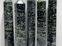 5 Pieces Large Green Sea Jasper Druzy Geode Points