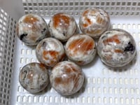 8 Pieces High Quality Sunstone Spheres