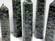 5 Pieces Large Green Sea Jasper Geode Druzy Points