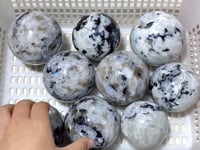 9 Pieces Large Moonstone Sphere Ball