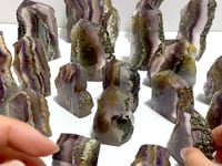 22 Pieces Fluorite Mixed Pyrite Calcite Slabs