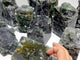 10 Pieces Cutting Fluorite Mineral Geode Cubes Specimen Tower